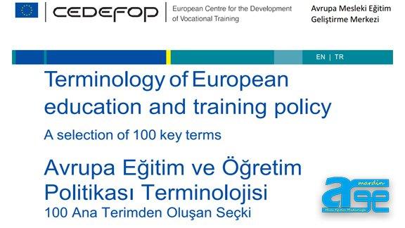 Avrupa Eğitim ve Öğretim Politikası Terimleri Sözlüğü