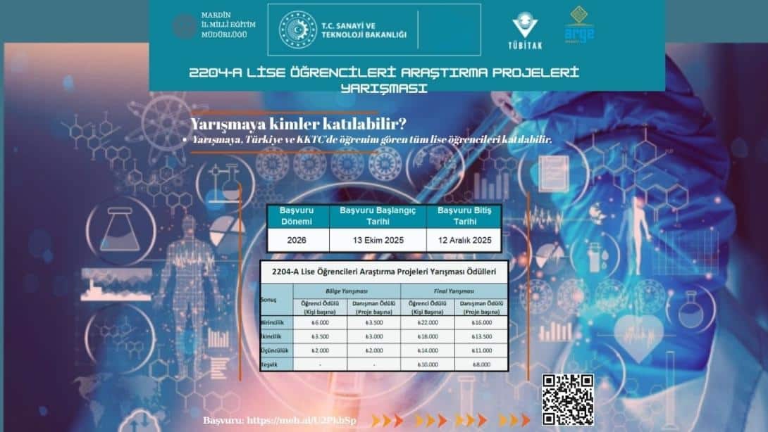 TÜBİTAK 2204-A 2026 Çağrısı Yayımlandı! 